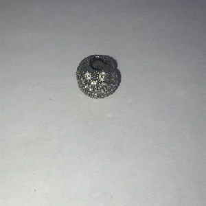 Sterling silver clip style charm